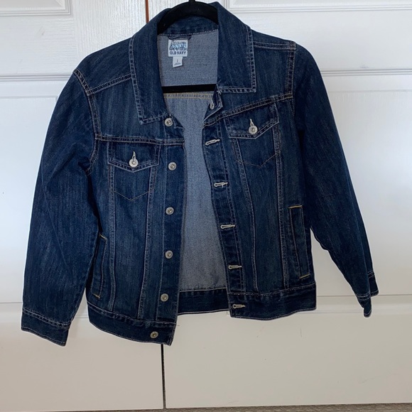 Old navy dark blue Jean jacket - Picture 1 of 2